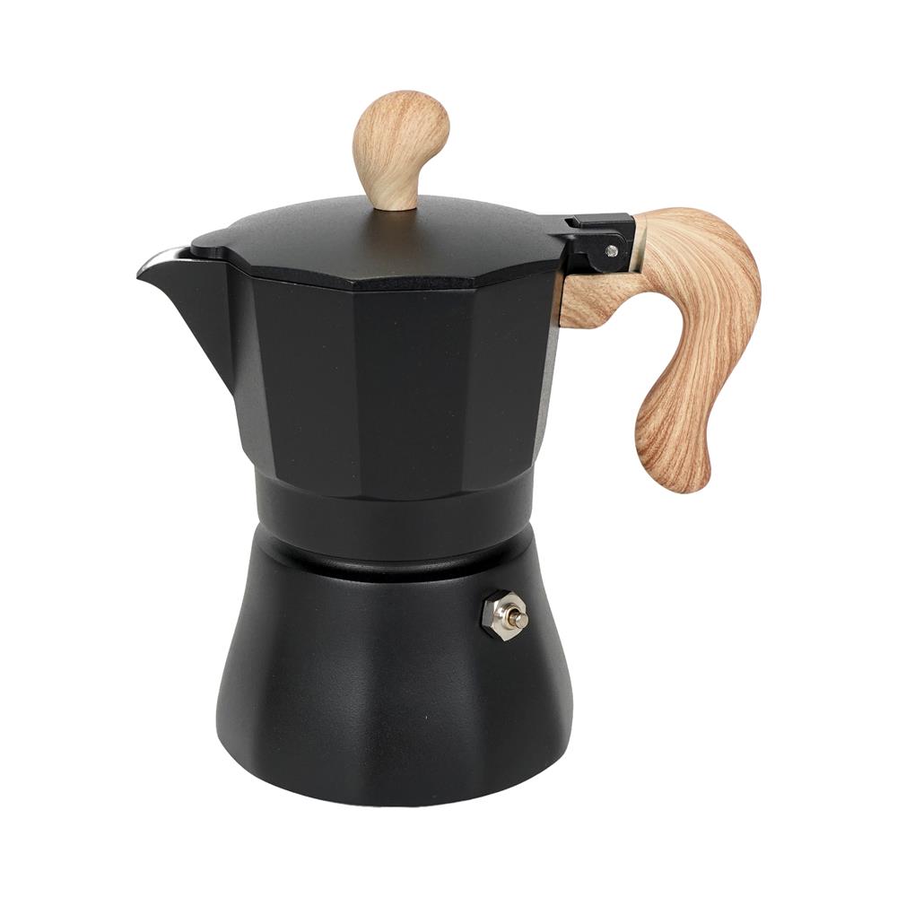 ชุดหม้อต้มกาแฟและเครื่องบดเมล็ดกาแฟ KOF BAKE SMKP01 สีดำ