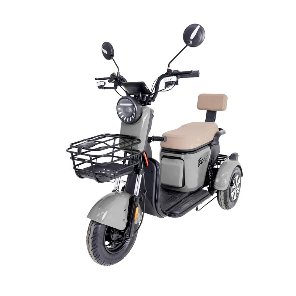 จักรยานไฟฟ้า 3 ล้อ EM EM8 สีเทา