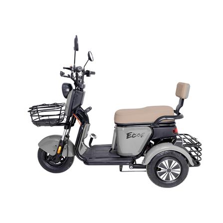 จักรยานไฟฟ้า 3 ล้อ EM EM8 สีเทา_3