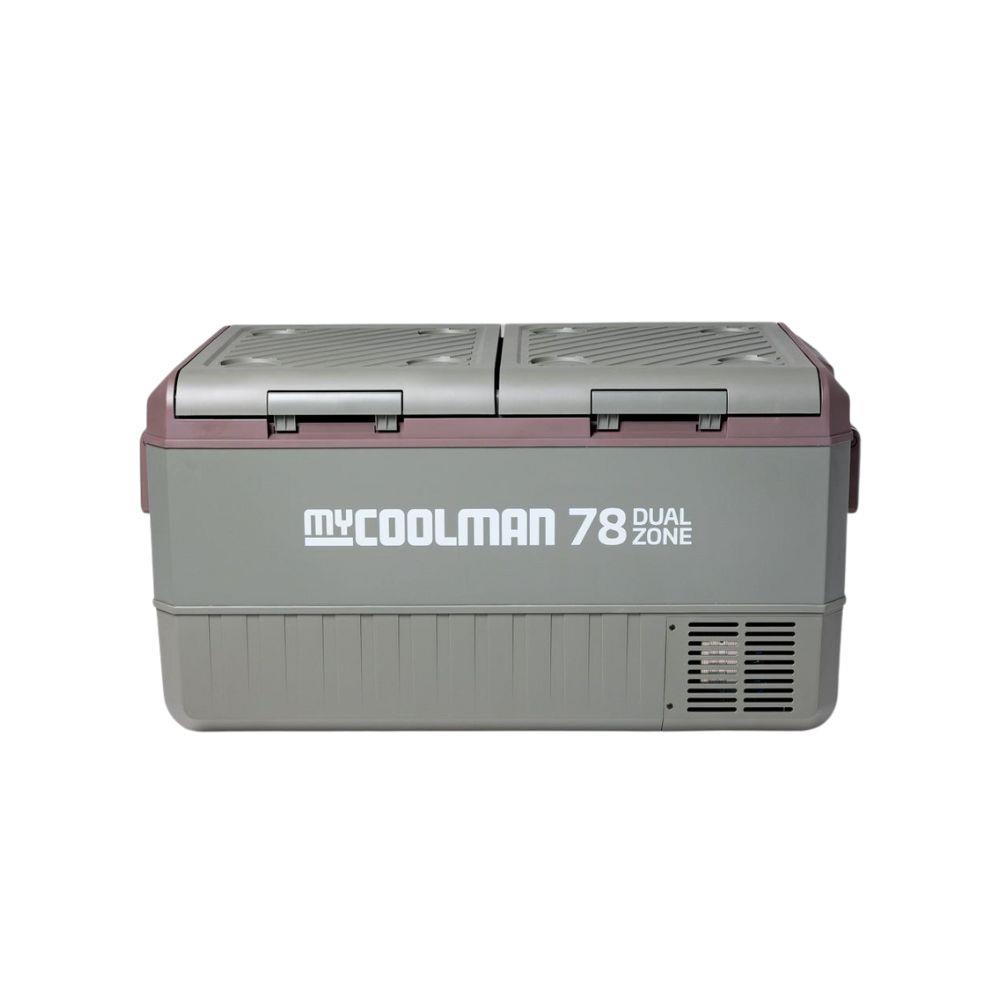 ตู้แช่แข็งพกพา MYCOOLMAN MCMR78DZ 78 ลิตร สีเขียว/น้ำตาล