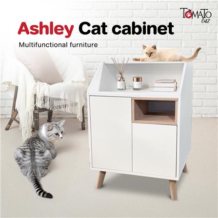 ตู้เตี้ย บานผสม TOMATO CATZ TC-CC-AL-01 62.5 ซม. สีขาว_2