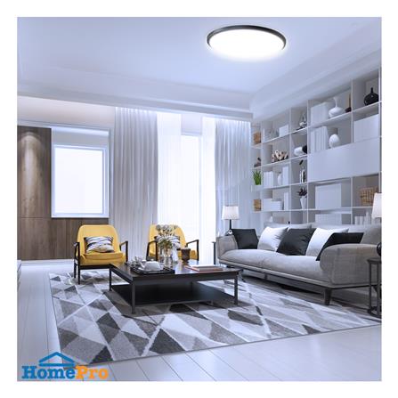 ไฟเพดาน LED BEC PUMA-BK 18 นิ้ว 42 วัตต์ DAYLIGHT สีขาว/ดำ_4