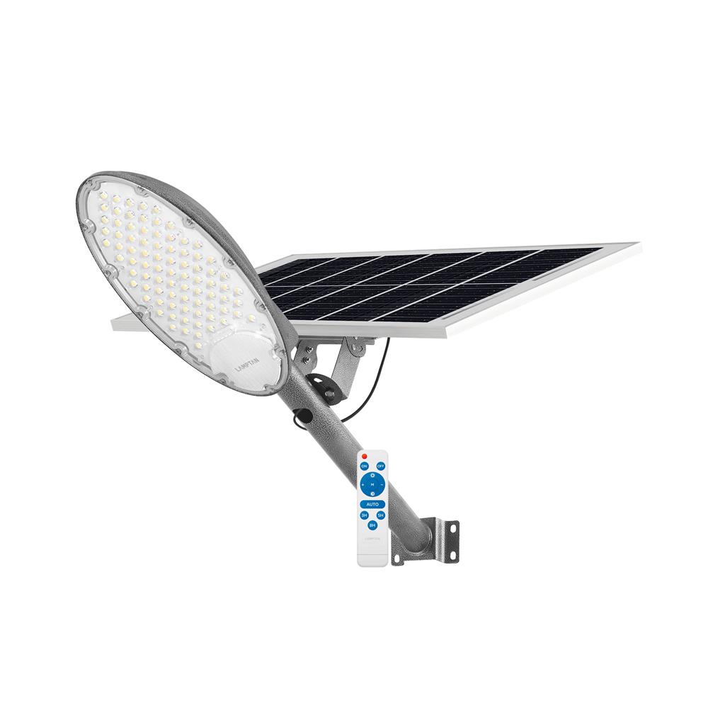 ไฟถนน SOLAR LAMPTAN RAISELIGHT 500 วัตต์ DAYLIGHT สีเทา