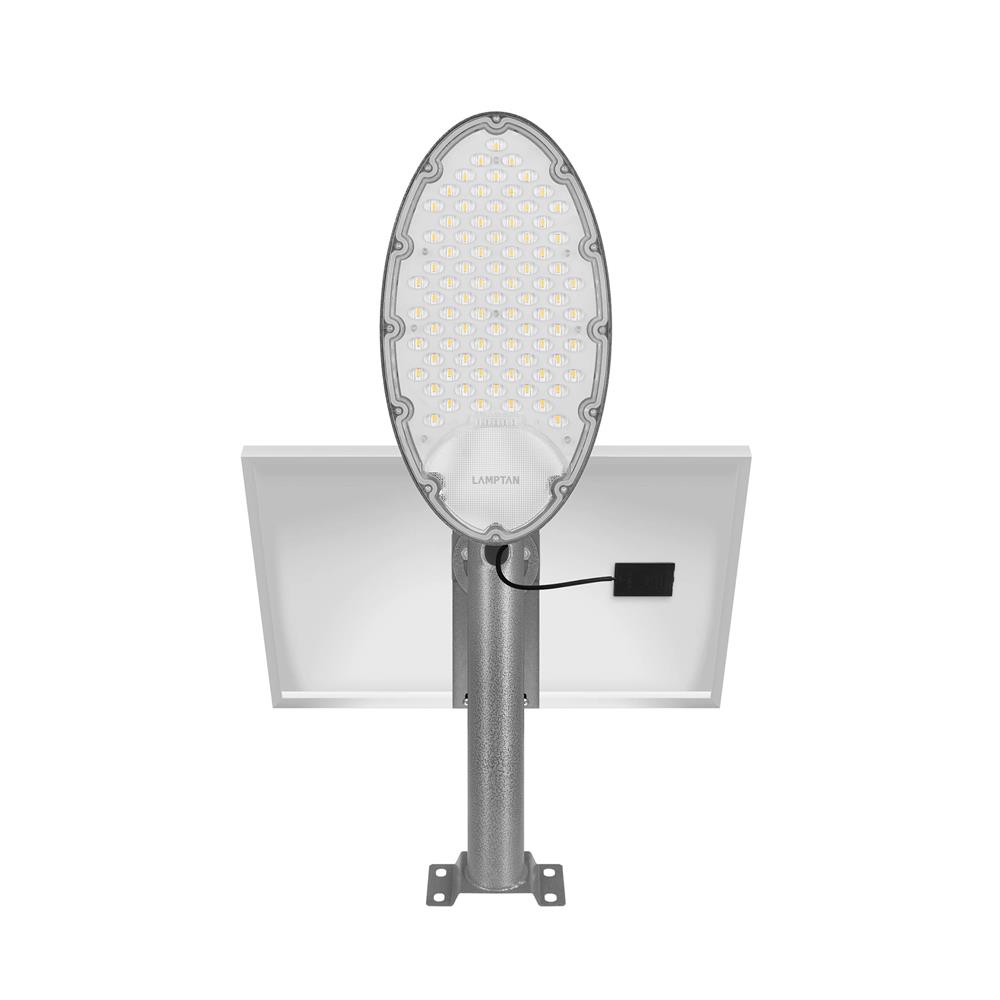 ไฟถนน SOLAR LAMPTAN RAISELIGHT 500 วัตต์ DAYLIGHT สีเทา