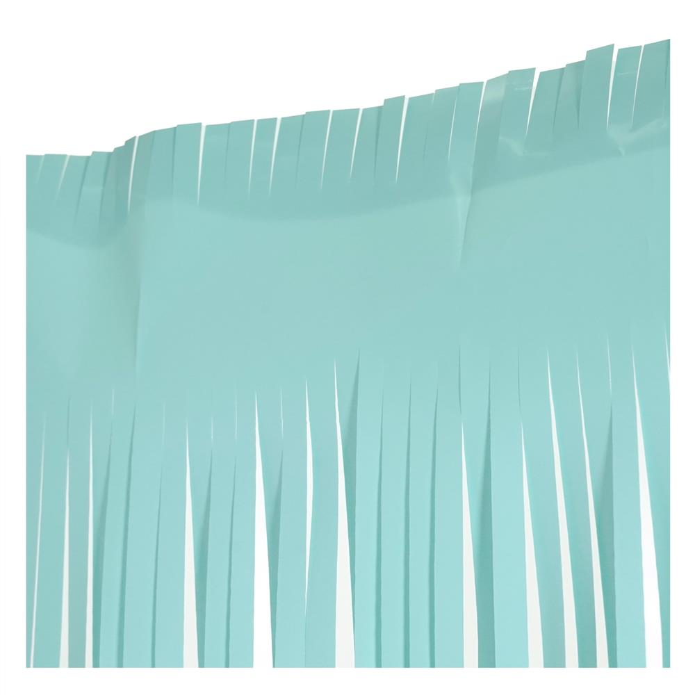 ม่านฟอยล์ตกแต่ง SNAZZ 63.5x180 ซม. สีฟ้า