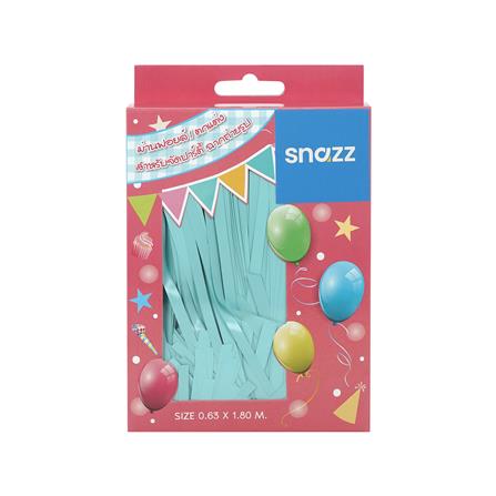 ม่านฟอยล์ตกแต่ง SNAZZ 63.5x180 ซม. สีฟ้า_2