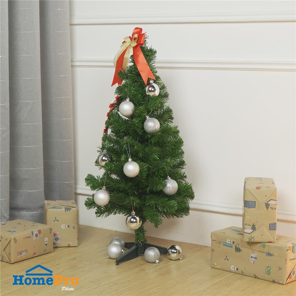 ชุดบอลตกแต่ง SNAZZ 6 ซม. สีเงิน (แพ็ก 12 ชิ้น)