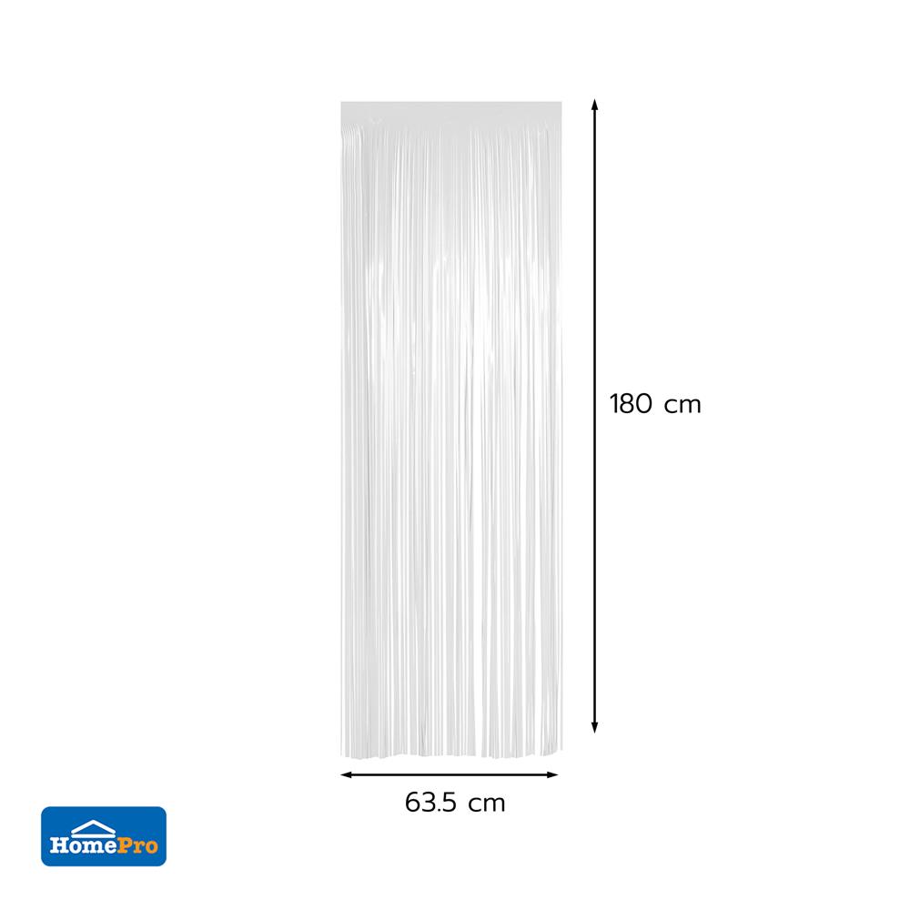 ม่านฟอยล์ตกแต่ง SNAZZ 63.5x180 ซม. สีขาว