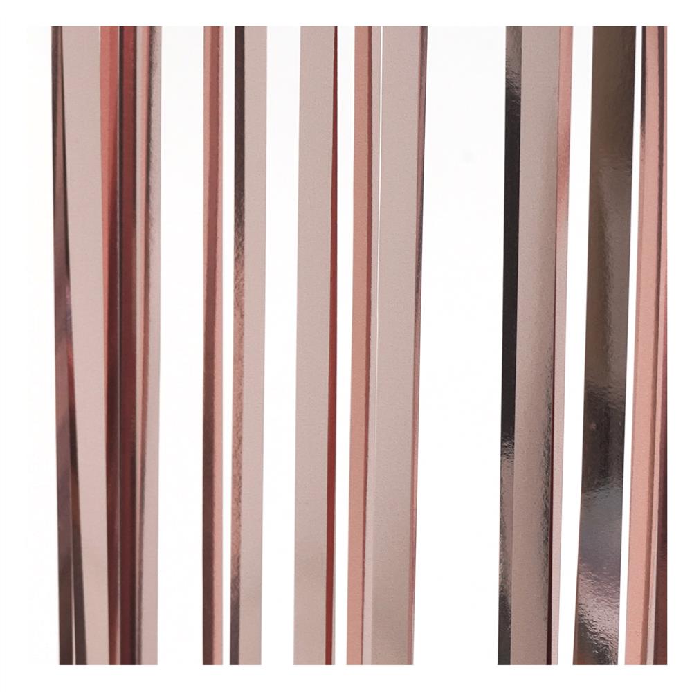 ม่านฟอยล์ตกแต่ง SNAZZ 63.5x180 ซม. สี ROSE GOLD