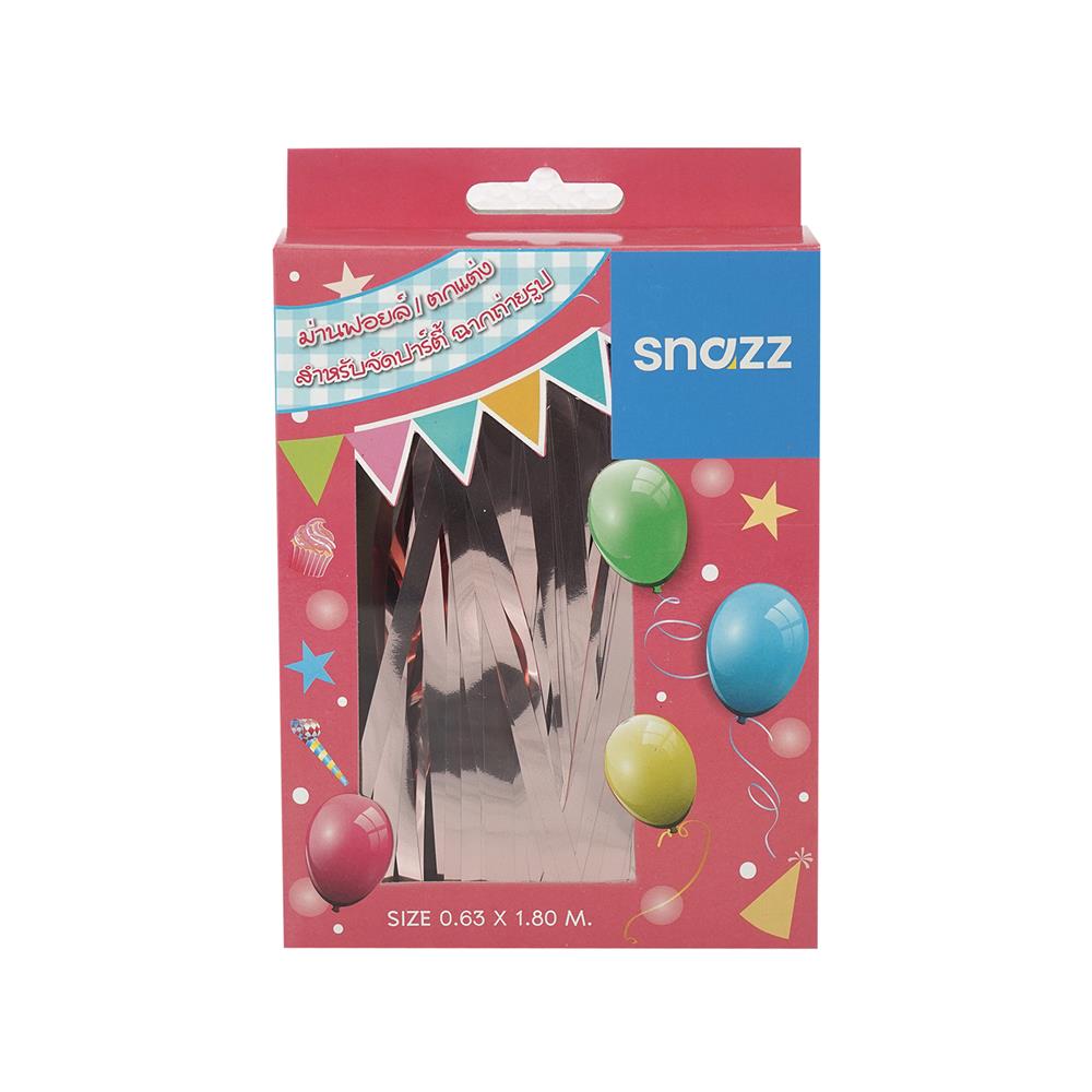 ม่านฟอยล์ตกแต่ง SNAZZ 63.5x180 ซม. สี ROSE GOLD