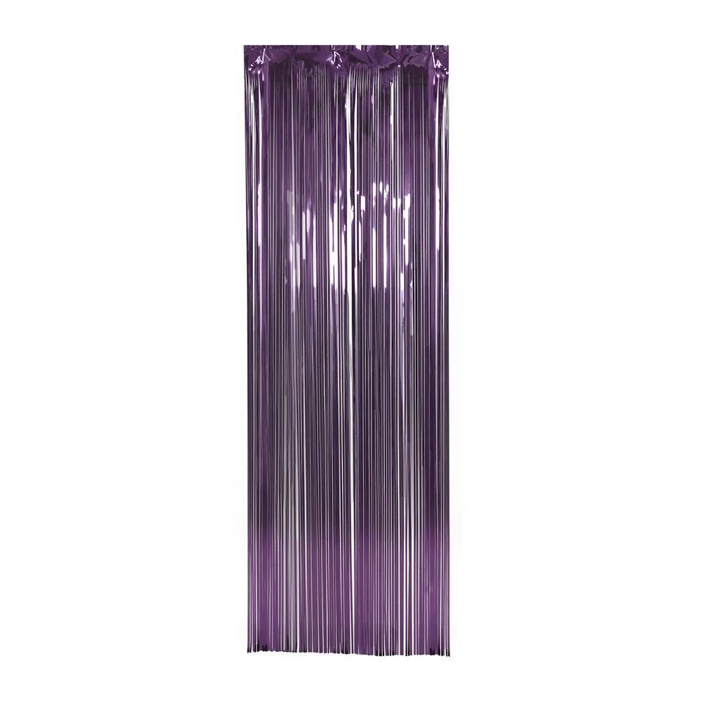 ม่านฟอยล์ตกแต่ง SNAZZ 63.5x180 ซม. สี PLUM
