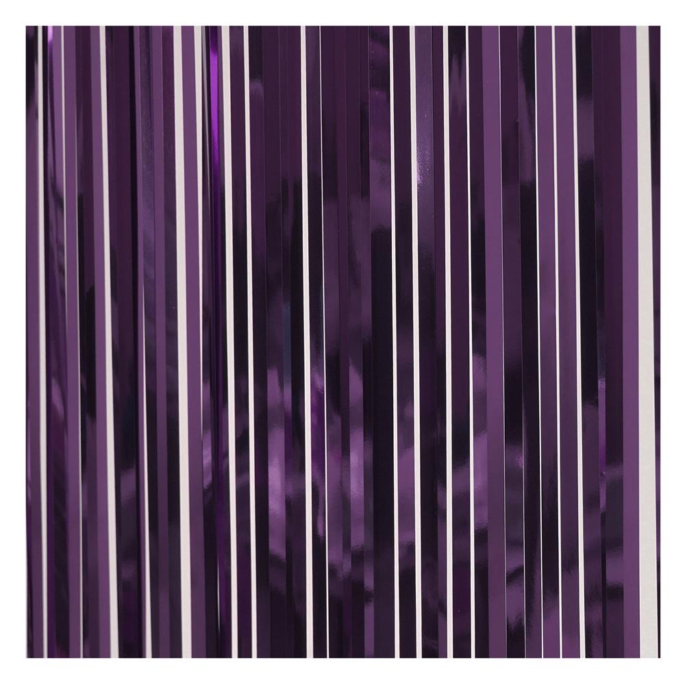 ม่านฟอยล์ตกแต่ง SNAZZ 63.5x180 ซม. สี PLUM