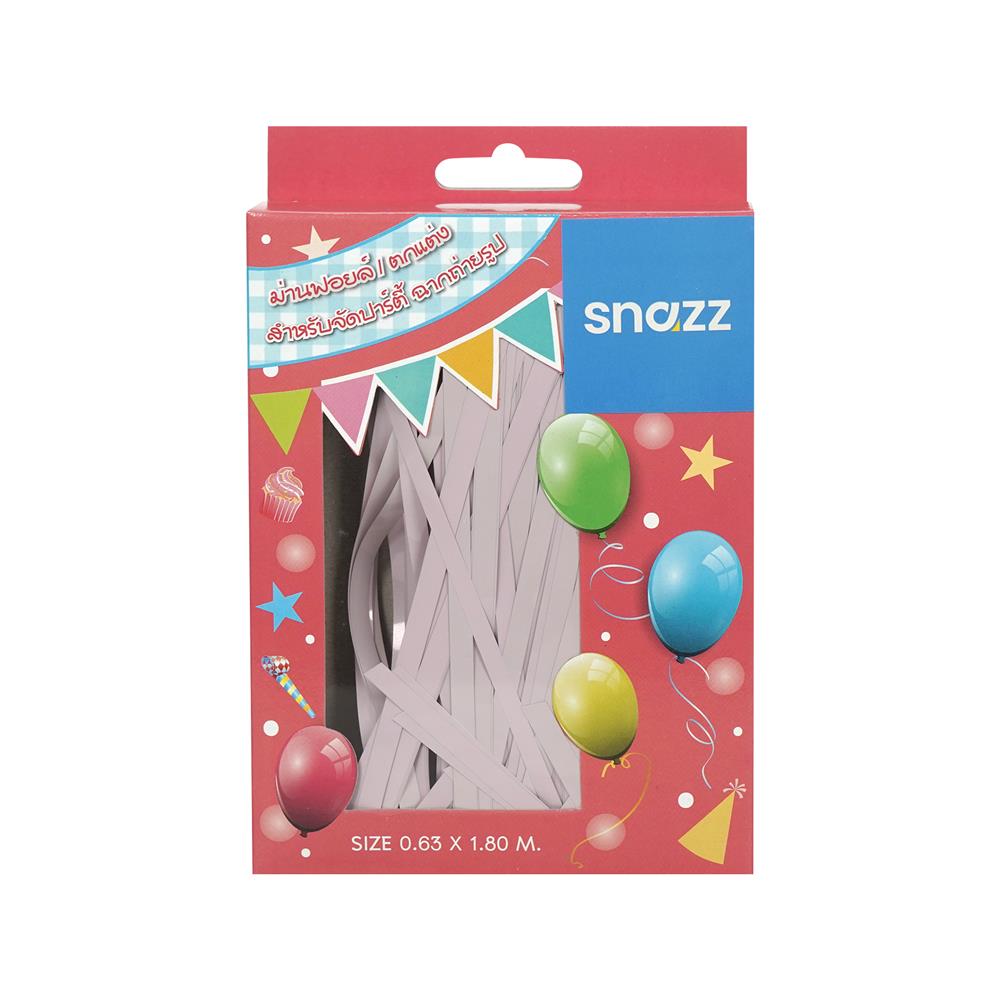 ม่านฟอยล์ตกแต่ง SNAZZ 63.5x180 ซม. สีชมพู