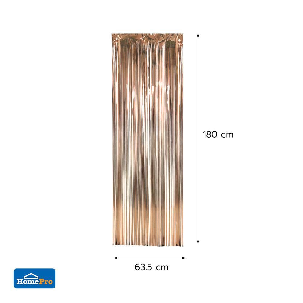 ม่านฟอยล์ตกแต่ง SNAZZ 63.5x180 ซม. สี COPPER