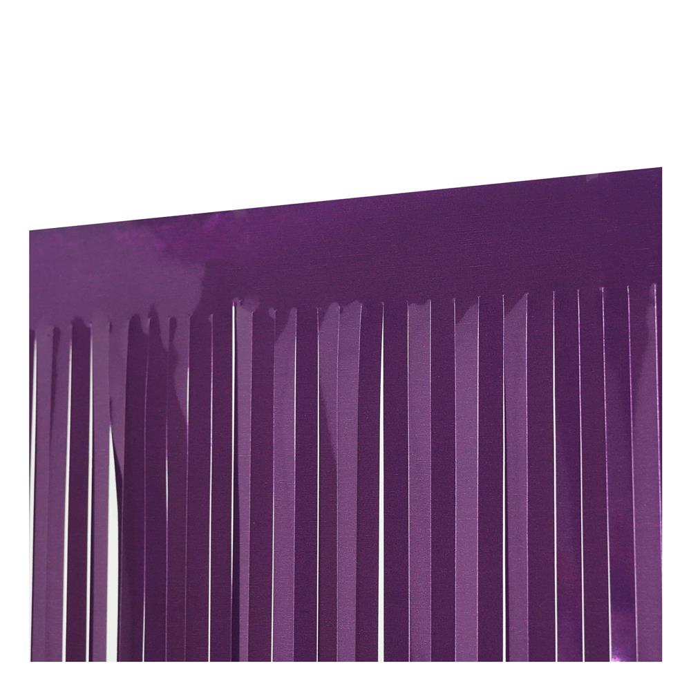 ม่านฟอยล์ตกแต่ง SNAZZ 63.5x90 ซม. สี PLUM