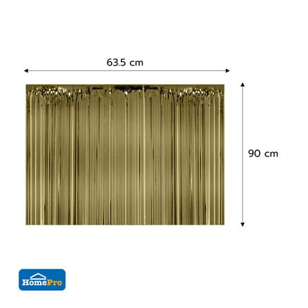 ม่านฟอยล์ตกแต่ง SNAZZ 63.5x90 ซม. สี CHAMPAIGN_3