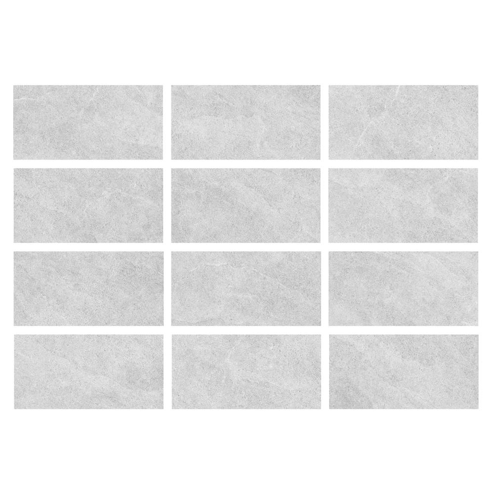 กระเบื้องพื้นพอร์ซเลน 30x60 ซม. COTTO พีโม เทา PM 1.44 ตร.ม.