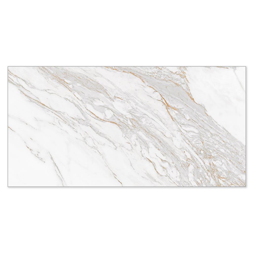 กระเบื้องพื้นพอร์ซเลน 30X60 ซม. COTTO คาลาคัตตา โกลด์ ซาติน ขาว PM 1.44 ตร.ม.