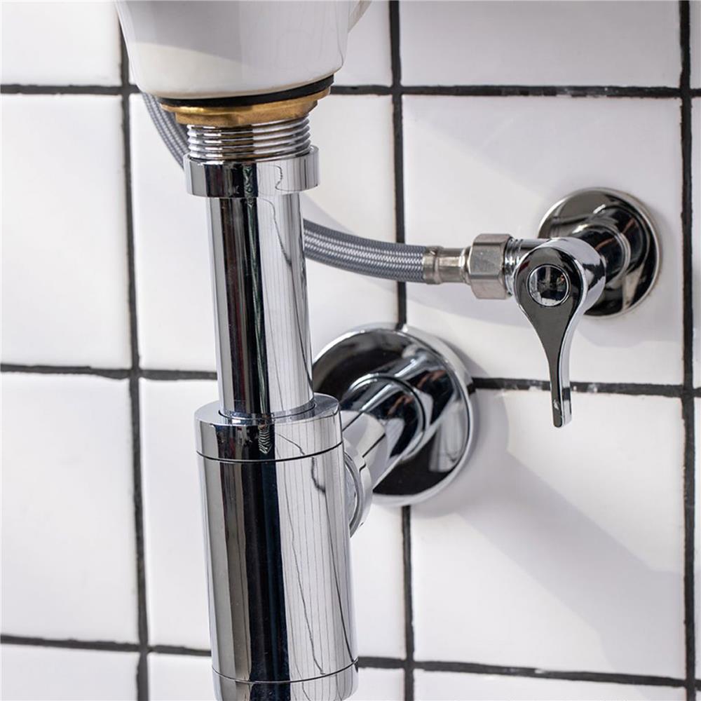 ท่อน้ำทิ้งอ่างล้างหน้ากระปุก RASLAND A1156 30 ซม.