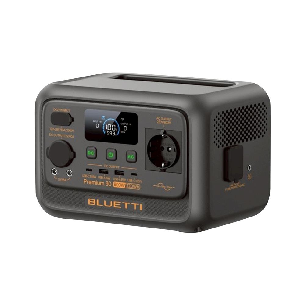 POWER BOX BLUETTI PREMIUM 30V2 600 วัตต์ สีดำ