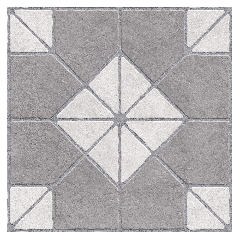 กระเบื้องพื้นพอร์ซเลน 40x40 ซม. TARA มุมไบ สีเทา 0.94 ตร.ม.