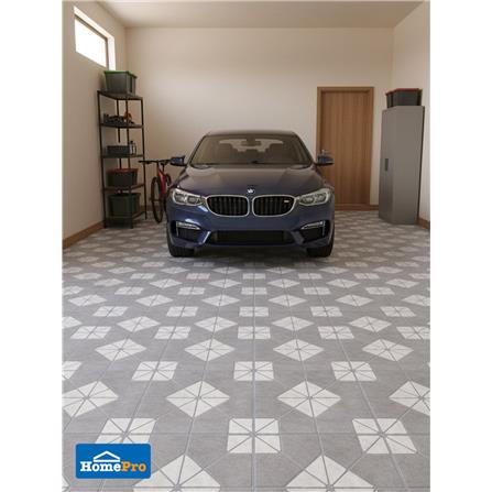 กระเบื้องพื้นพอร์ซเลน 40x40 ซม. TARA มุมไบ สีเทา 0.94 ตร.ม._3