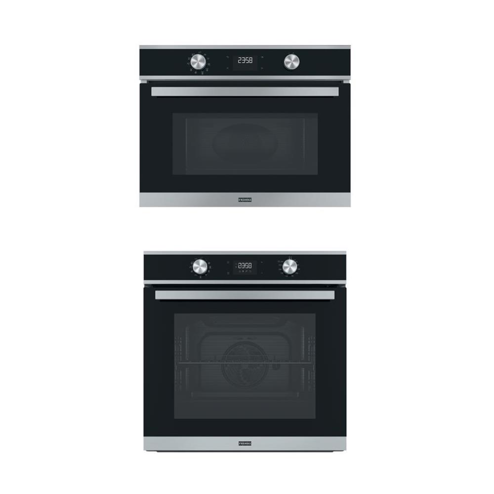 ไมโครเวฟฝัง+เตาอบฝัง FRANKE FSM45 MW XS+FSM 97 P XS