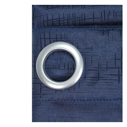 ผ้าม่าน EYELET HOME LIVING STYLE GRID UV 130x160 ซม. สีน้ำเงิน_1