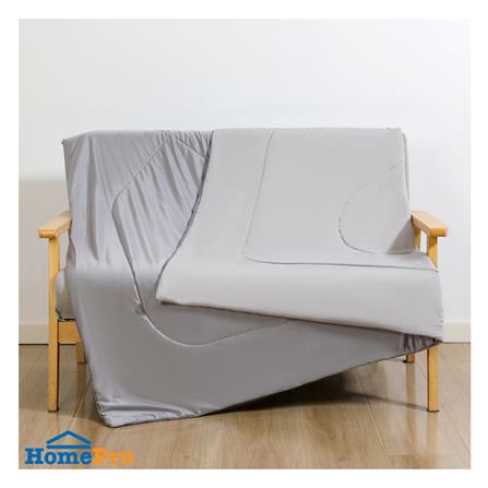 ผ้าห่ม HOME LIVING STYLE COOLING CHILLUXE 70x90 นิ้ว สี GREY_5