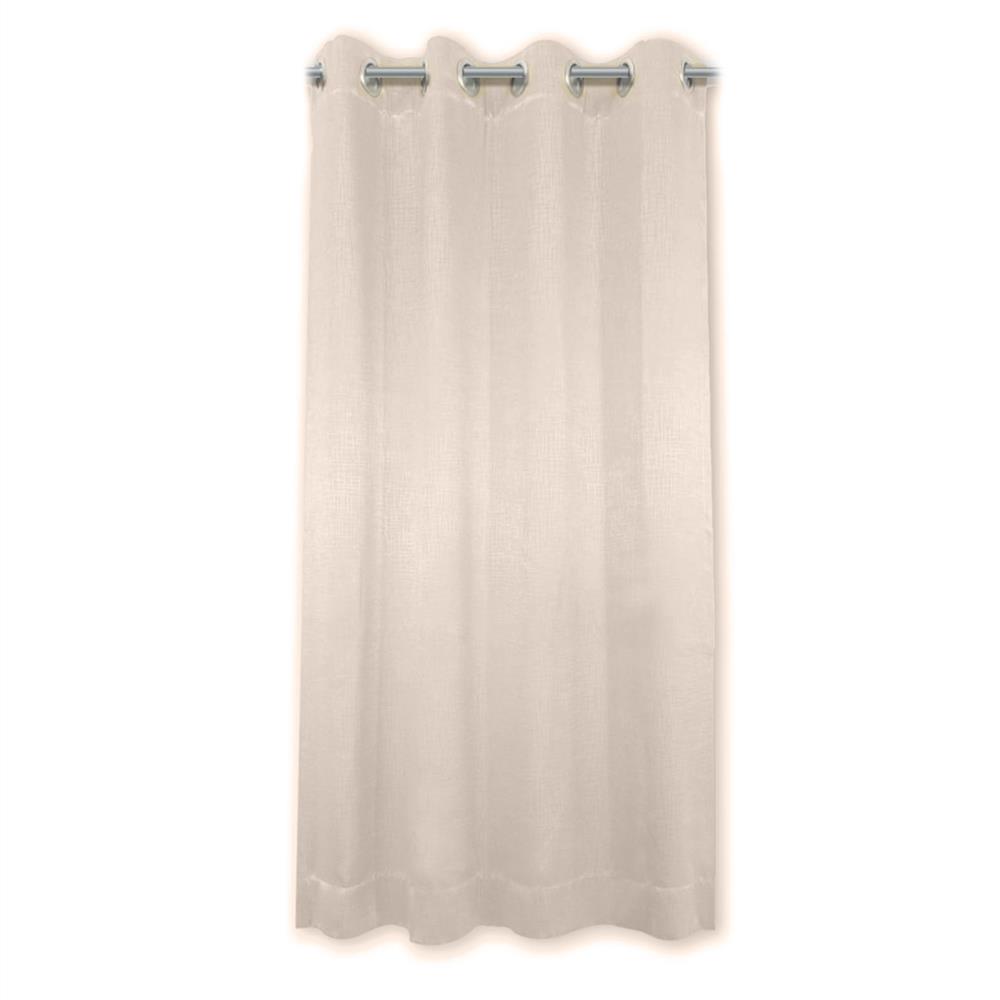 ผ้าม่าน EYELET HOME LIVING STYLE GRID UV 130x160 ซม. สีครีม