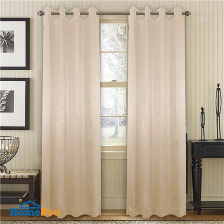 ผ้าม่าน EYELET HOME LIVING STYLE GRID UV 130x220 ซม. สีครีม_3
