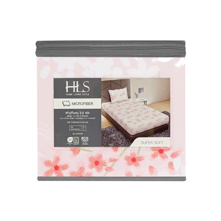 ชุดผ้าปูที่นอน 3.5 ฟุต (ชุด 2 ชิ้น) HOME LIVING STYLE CHIFFON สี PINK_5