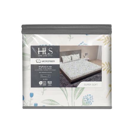 ชุดผ้าปูที่นอน 6 ฟุต (ชุด 3 ชิ้น) HOME LIVING STYLE VISTA MULTICOLOR_4