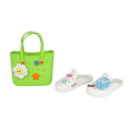 เซตรองเท้า พร้อมกระเป๋า EVA SNAZZ MOVA BAG ไซซ์ 39-40 สี GREEN-WHITE_0