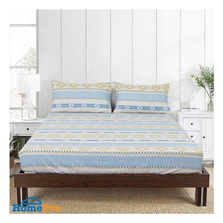ชุดผ้าปูที่นอน 6 ฟุต (ชุด 3 ชิ้น) HOME LIVING STYLE NOMAD MULTICOLOR_0