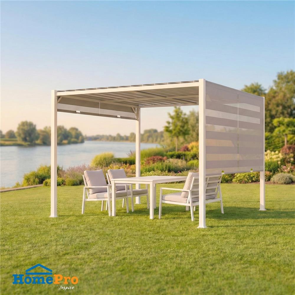 เต็นท์สนาม SPRING ZEBRA 3x3 เมตร สีขาว