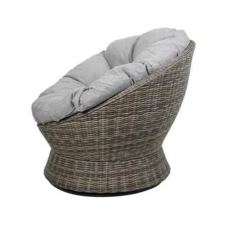 เก้าอี้พักผ่อนหวายเทียม SPRING NERINA สีเทา_2