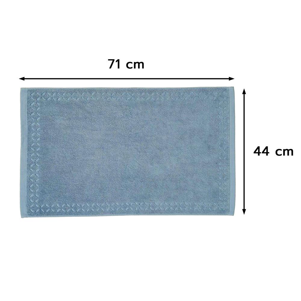 พรมขนหนู HOME LIVING STYLE AMY 17x28 นิ้ว สีน้ำเงิน