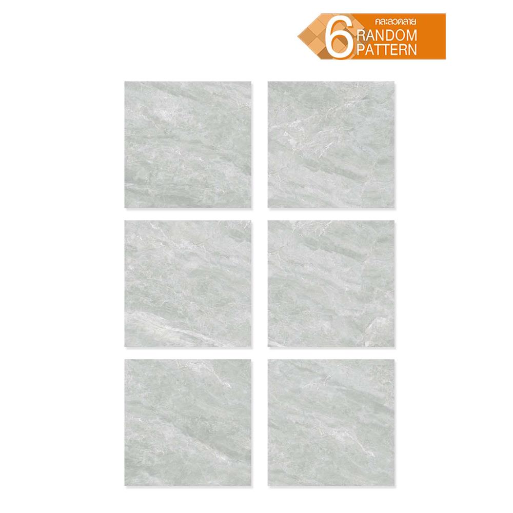 กระเบื้องพื้นพอร์ซเลน 60x60 ซม. TARA เบลเลน แมท เทาอ่อน A 1.44 ตร.ม.