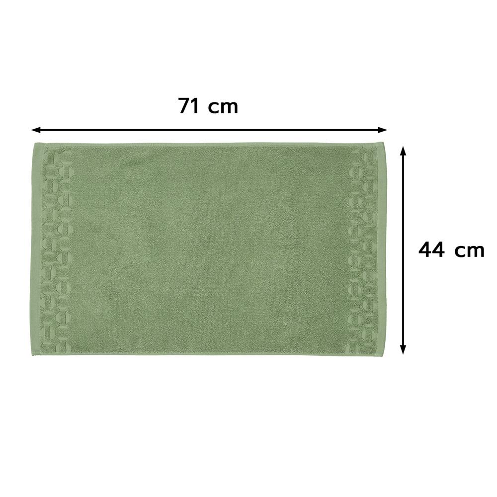 พรมขนหนู HOME LIVING STYLE ROCKET 17x28 นิ้ว สีเขียว