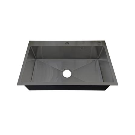 ซิงค์ฝัง 1 หลุม S-FLO NL0100 SF-21 8050BL สีดำ_1