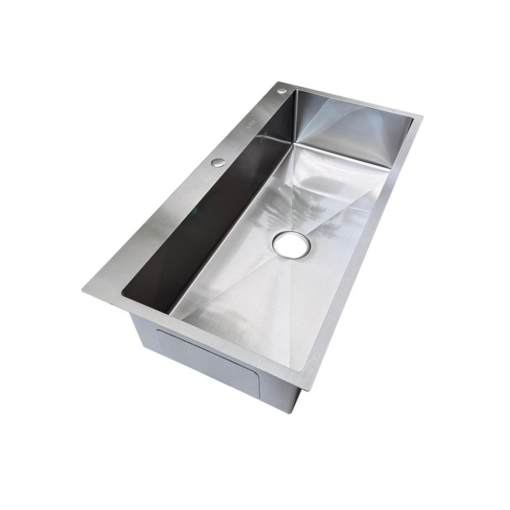 ซิงค์ฝัง 1 หลุม S-FLO NL0097 SF-21 10050ST สีเงิน