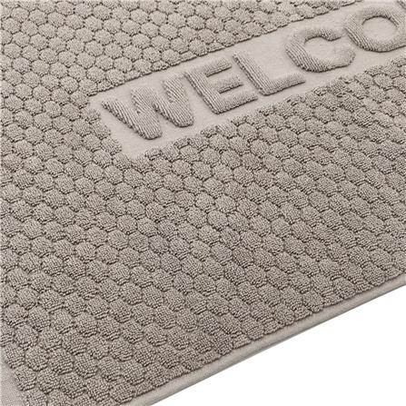 พรมขนหนู HOME LIVING STYLE WELL 17x28 นิ้ว สีเทา_2