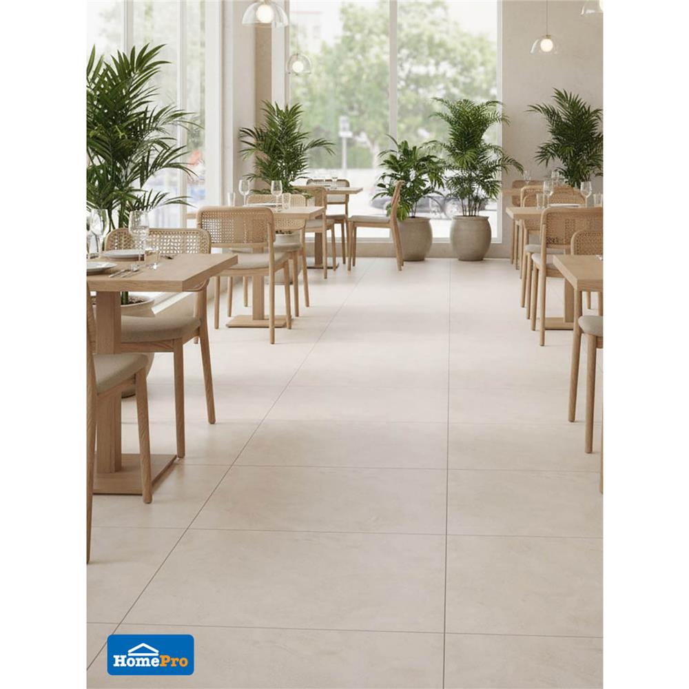 กระเบื้องพื้นพอร์ซเลน 60x60 ซม. COTTO ซานโตรินี เบจ R10 PM 1.44 ตร.ม.