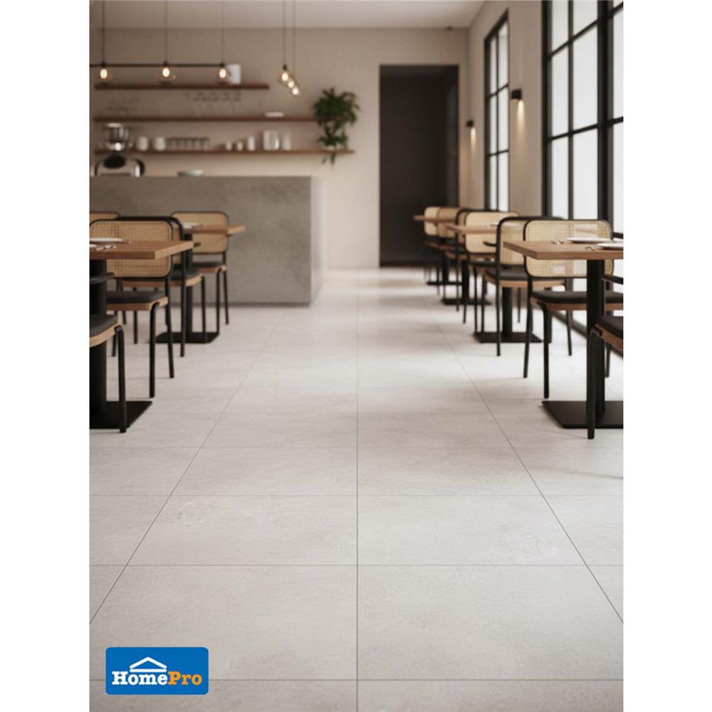 กระเบื้องพื้นพอร์ซเลน 60x60 ซม. COTTO ซานโตรินี เทา R10 PM 1.44 ตร.ม.