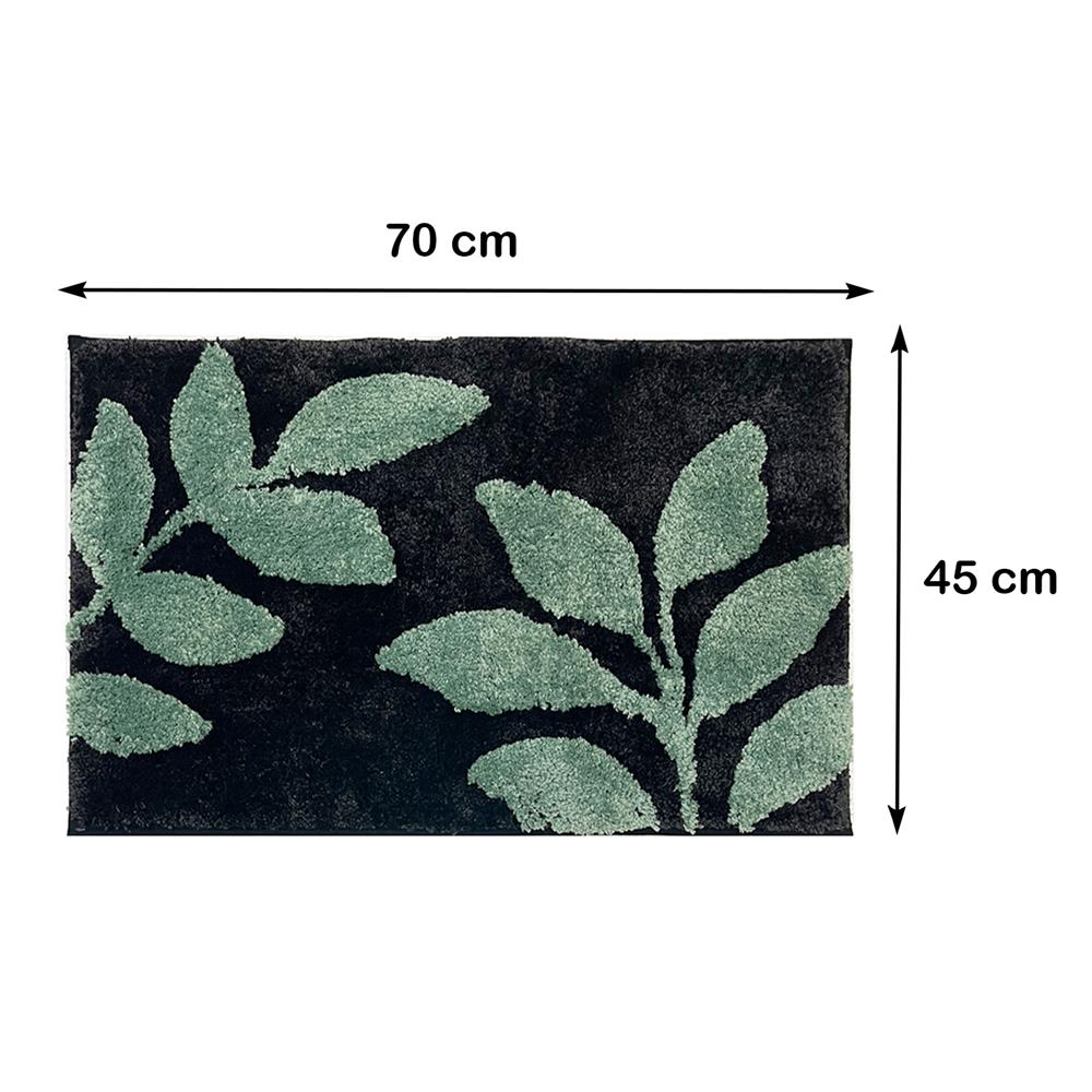 พรม HOME LIVING STYLE PLANT 45x70 ซม. สีดำ