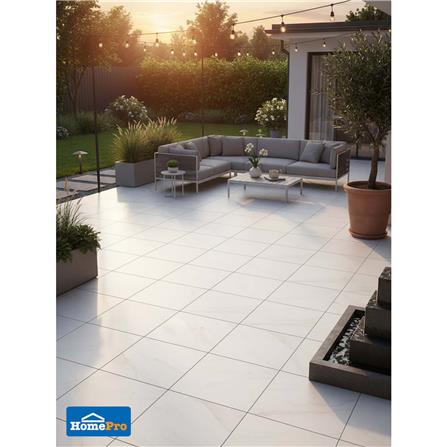 กระเบื้องพื้นพอร์ซเลน 60x60 ซม. TARA โมน่า แมท ขาว A 1.44 ตร.ม._4