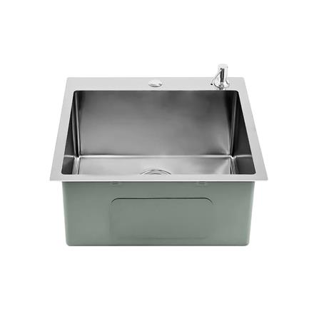 ซิงค์ฝัง 1 หลุม S-FLO NL0098 SF-21 5050ST สีเงิน_1