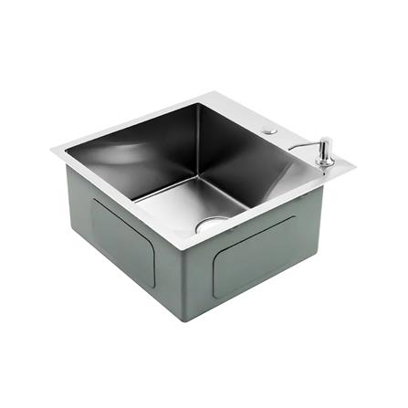 ซิงค์ฝัง 1 หลุม S-FLO NL0098 SF-21 5050ST สีเงิน_2