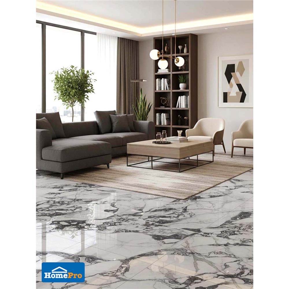 กระเบื้องพื้นพอร์ซเลน 60X60 ซม. TARA แพนดี้ ขาว A 1.44 ตร.ม.